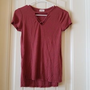 Dusty Rose Glitz Top